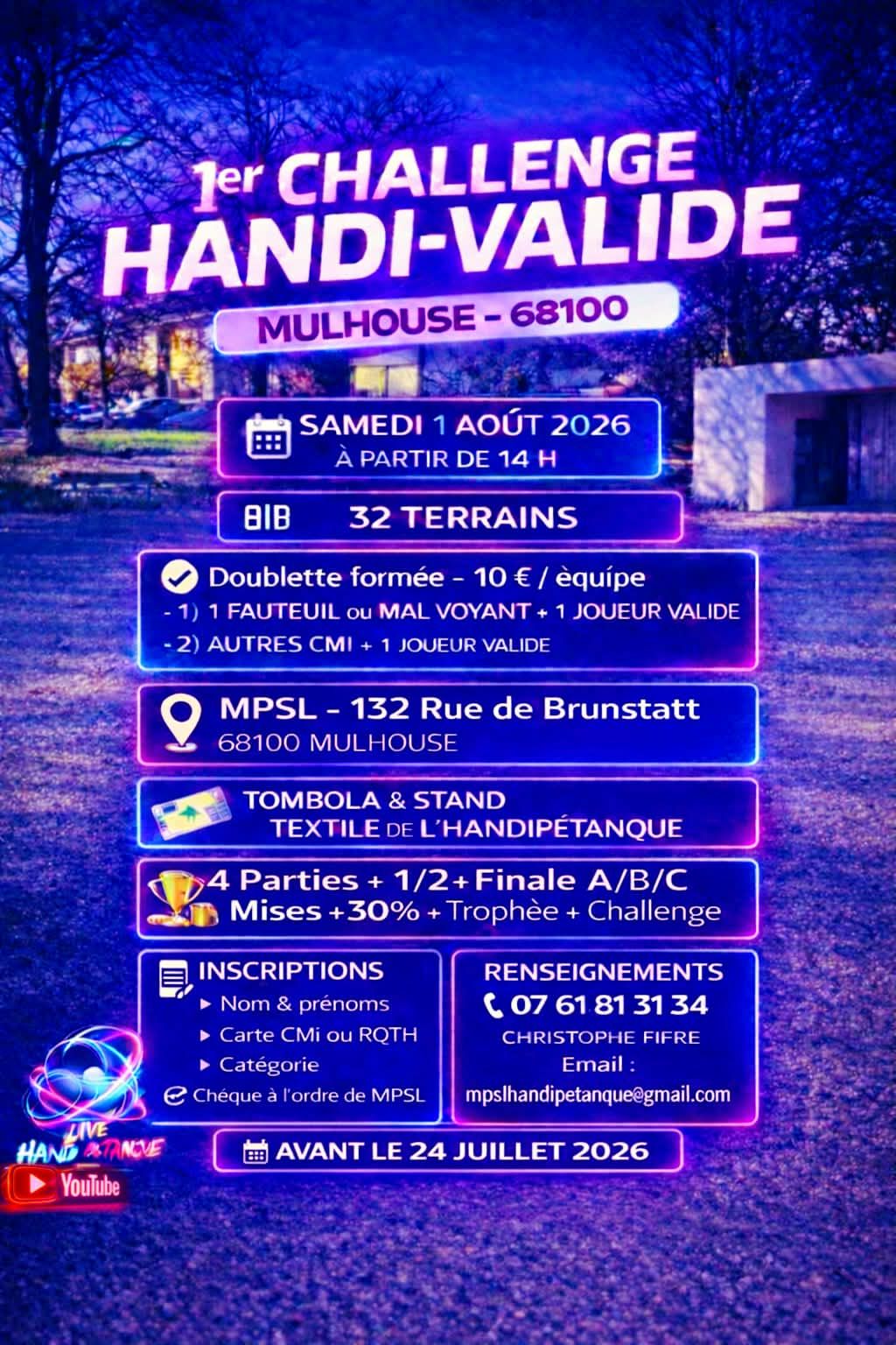 01aout20261erchallengeHANDI VALIDE68100MULHOUSE