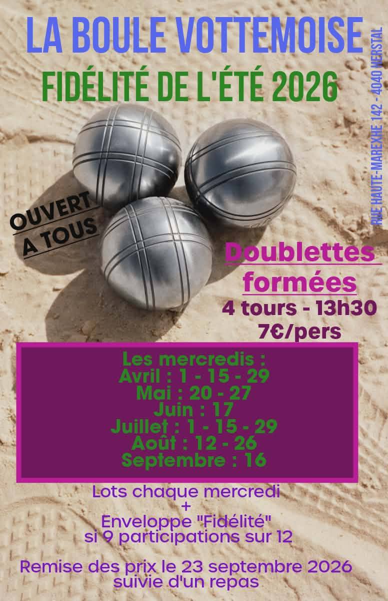les mercredis ete 2026 la boule vottemoise