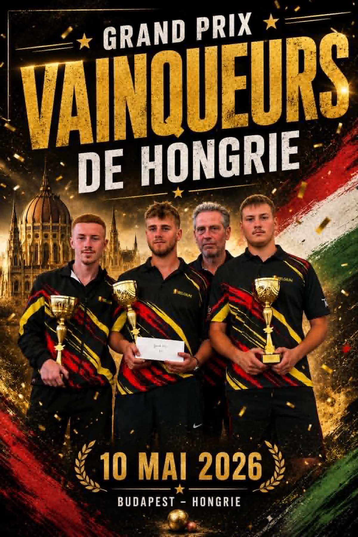 nosEspoirsvainqueursduninternationalaBudapestenHongrie2026